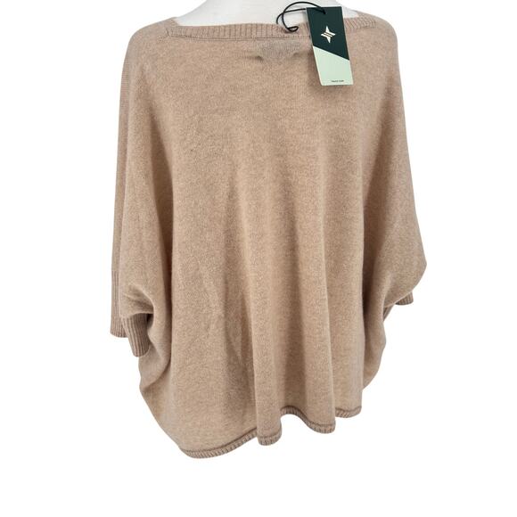 ✨ Tuckernuck 100% Cashmere Oversized Batwing Sweater – Camel – NWT – Size XL ✨ - Picture 4 of 10